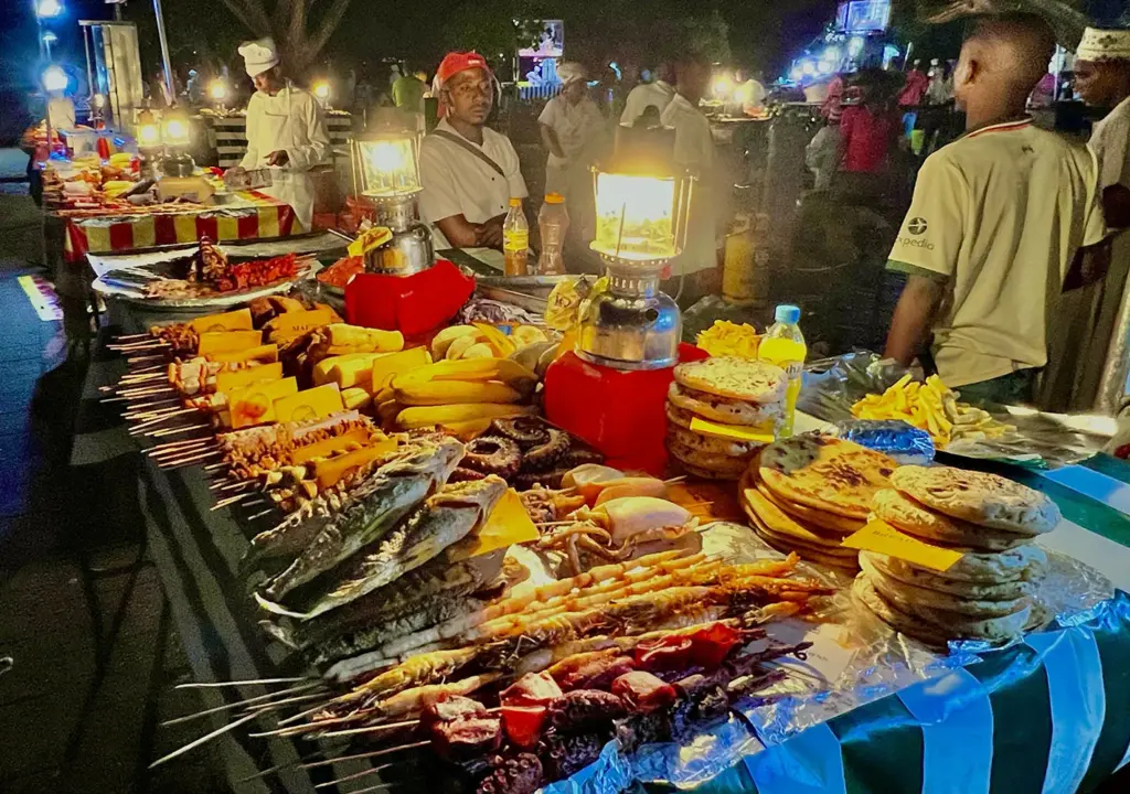 Stone Town Zanzibar Forodhani Food Market things to do
